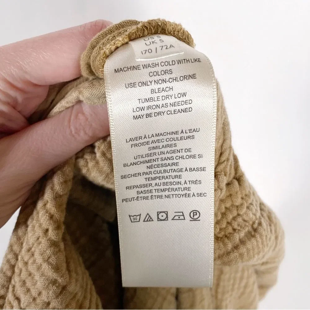 Free People Cyprus Ave Overalls Golden Brown Women's S - Picture 8 of 8